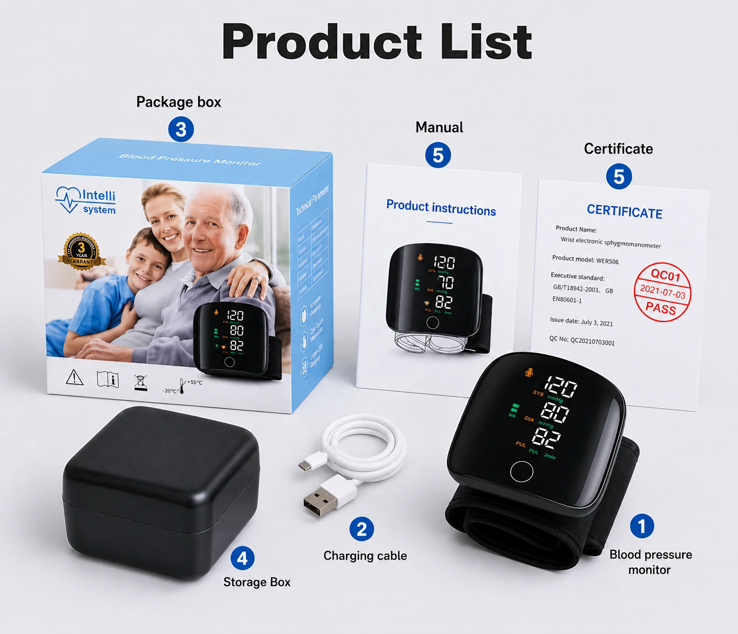 Automatic Wrist Blood Pressure Monitor