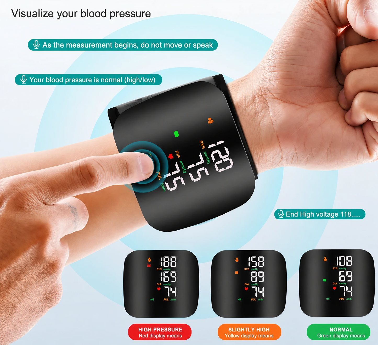 Automatic Wrist Blood Pressure Monitor