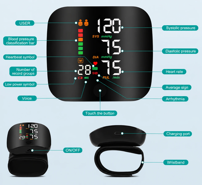 Automatic Wrist Blood Pressure Monitor